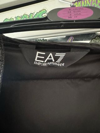 Abrigo Emporio Armani Negro