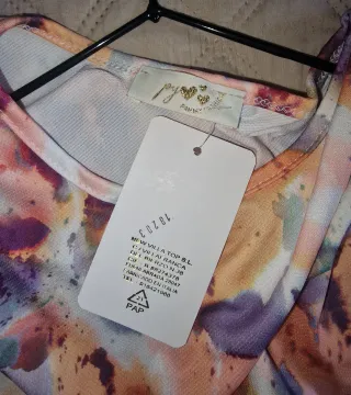 Vestido fiesta estampado multicolor