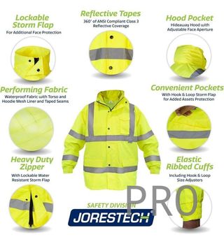 PORTWEST - Ligera Chaqueta Impermeable Lluvia