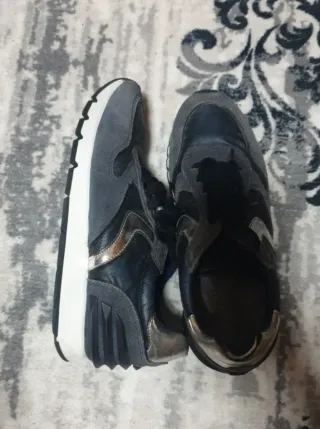 Sneakers Voile Blanche blu/grigie