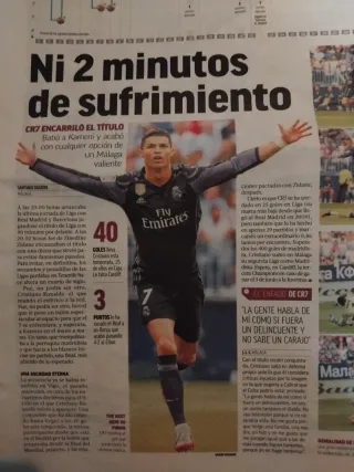 Periódico Real Madrid Campeón Liga 33