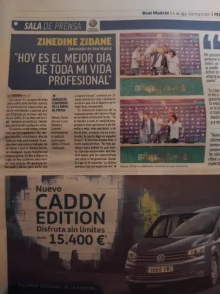 Periódico Real Madrid Campeón Liga 33