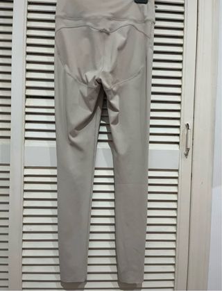 Leggings mayas largos beige talla S con etiqueta