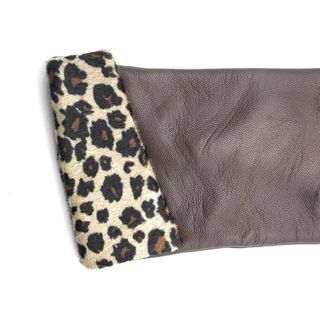 Guantes Piel Mujer Talla 7 Leopardo
