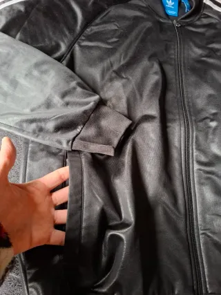 Felpa Adidas Shiny Nera XL