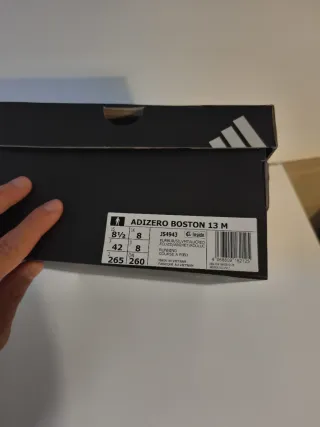 Adidas Adizero Boston 13 Talla 42 Morado Plata