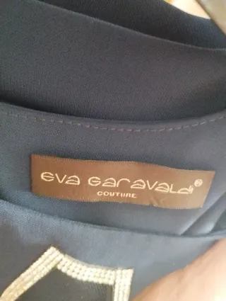 Tunica Eva Garavaldi Asimmetrica Blu