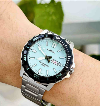 Orologio Casio Blu/Argento