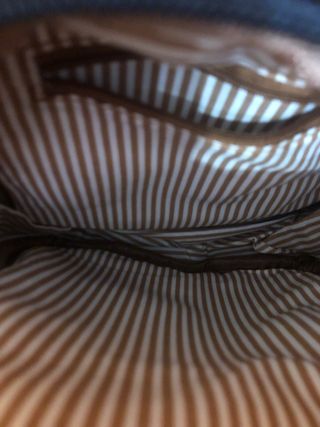 Zainetto blu con fiori