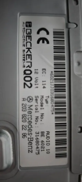 Radio Mercedes Clase C Sportcoupe W203