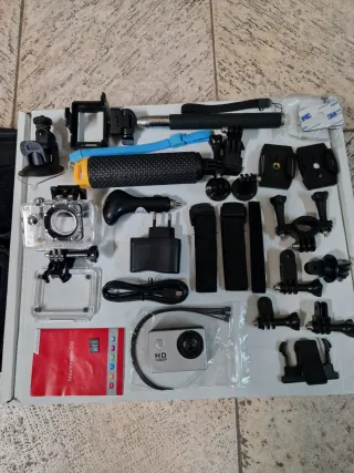 Mini câmara desportiva HD 1080P Bluegood sports DV