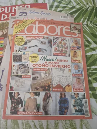 Lote revistas punto de cruz