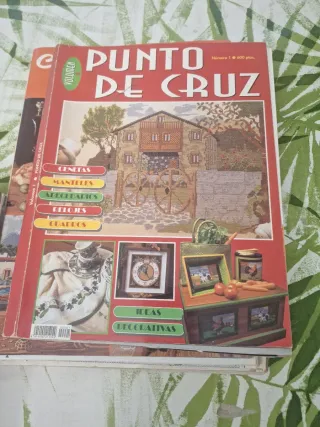 Lote revistas punto de cruz