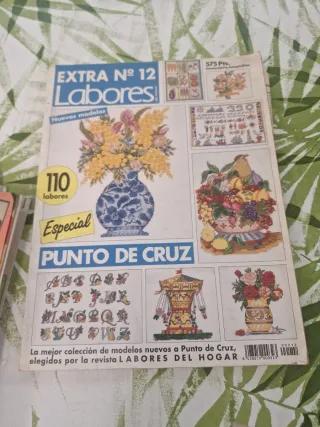 Lote revistas punto de cruz
