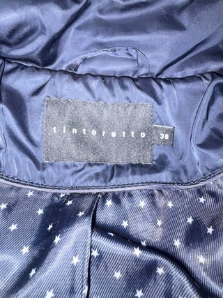 Abrigo azul marino mujer Tintoretto