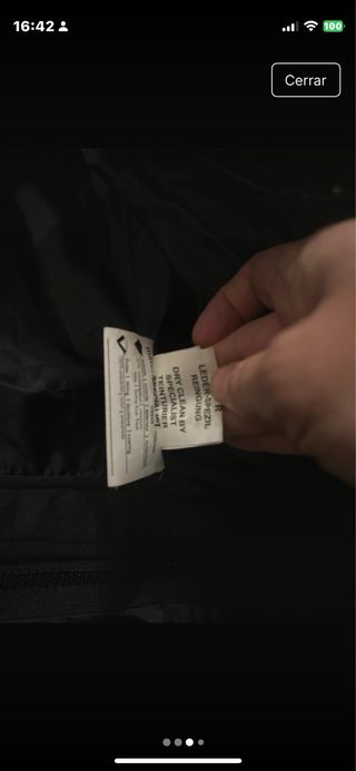 Cazadora de cuero moto carretera