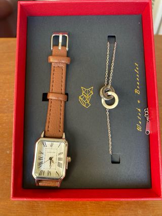 Orologio Elegante marone