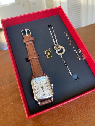 Orologio Elegante marone