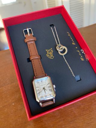 Orologio Elegante marone