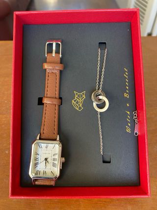 Orologio Elegante marone
