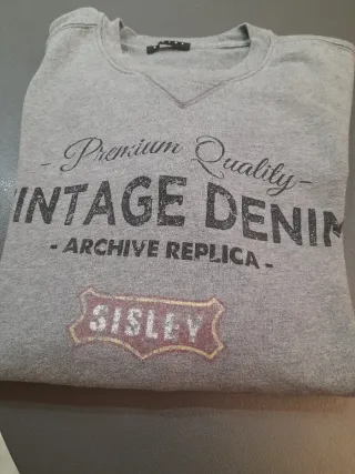 Felpa vintage uomo Sisley