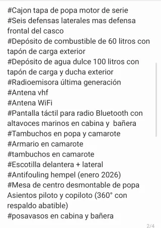 Embarcación Shiren 656 pesca 5.95 en papeles