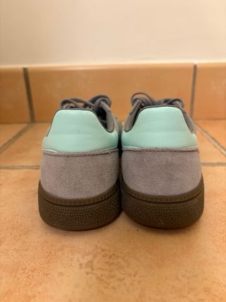 Adidas Spezial Gris y Turquesa Talla 38 2/3
