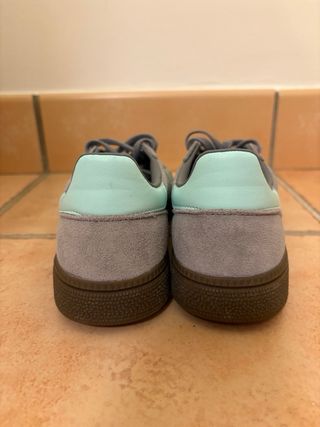 Adidas Spezial Gris y Turquesa Talla 38 2/3