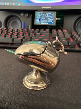 Zuccheriera vintage in metallo