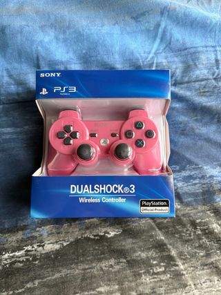 Controlador PS3 Rosa