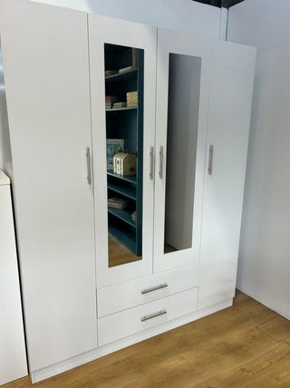 Armario 4 puertas con cajones ¡PÁGALO EN CASA!