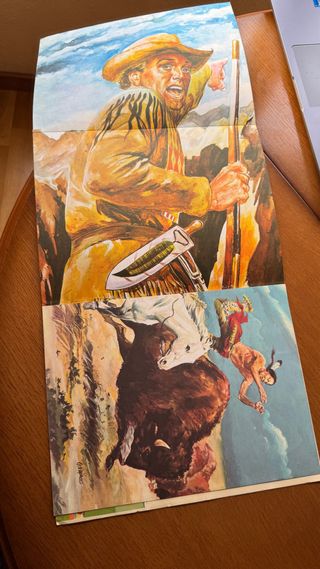 Revista vintage Los pioneros de Kentucky