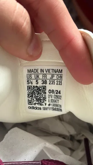 Adidas Samba Granate Talla 38