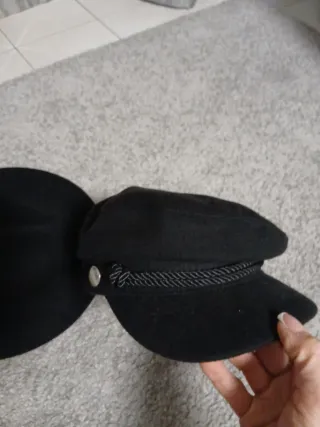 Set 2 cappelli donna neri