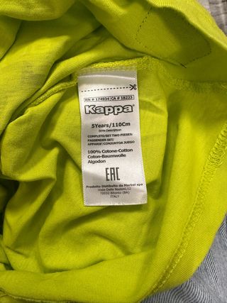 Maglia Kappa 5 anni verde