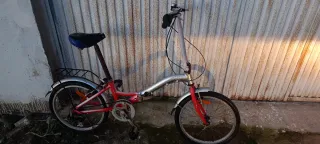 Bicicleta Monty Plegable Roja
