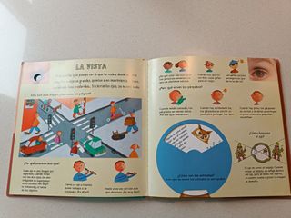Libro infantil interactivo Mi mundo:los 5 sentidos