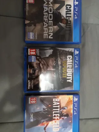 Call of Duty Modern Warfare, WWII e Battlefield 1