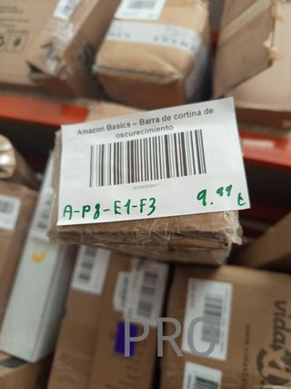 Amazon Basics Barra de cortina extensible