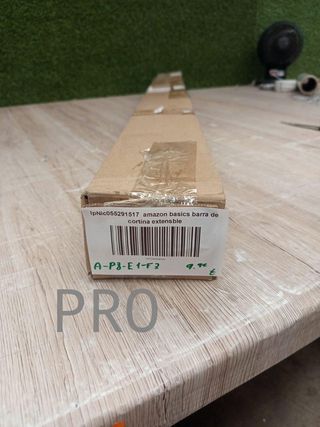 Amazon Basics Barra de cortina extensible