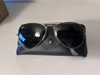 Gafas de sol Ray-Ban Aviator Doradas Verdes