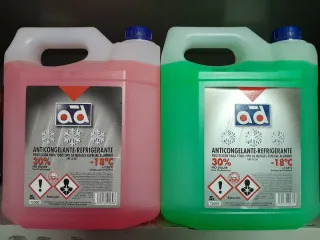 2 Anticongelante Refrigerante.2Unidads Verde Rosa