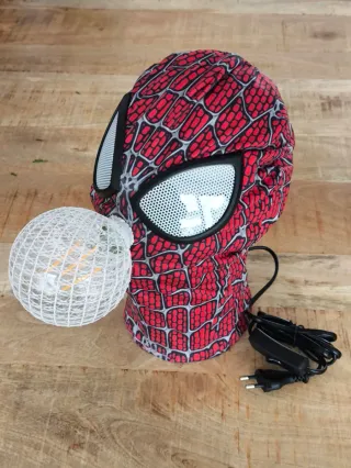 Lámpara Cabeza Spider-Man Bombilla Vintage