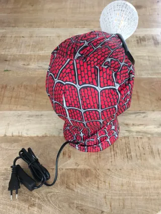 Lámpara Cabeza Spider-Man Bombilla Vintage