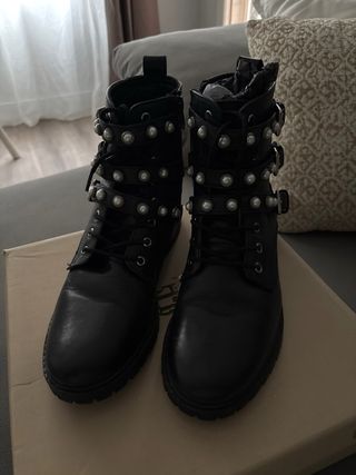 Botas de piel Fosco marrones