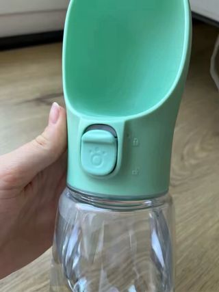 Botella agua perro sin fugas para paseo