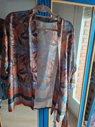Kimono corto estampado