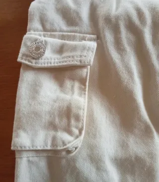 Bershka Cargo Donna colore Panna