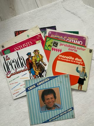 Lote Vinilos Flamenco Antonio Molina, Luis Lucena