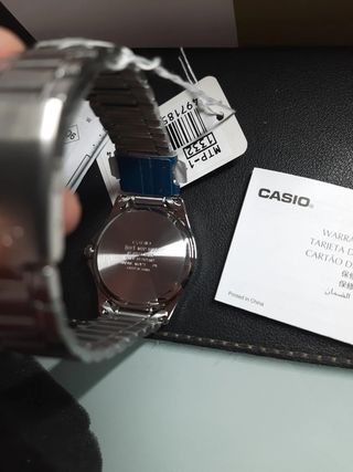 Orologio Casio Analogico Quarzo Argento Nero